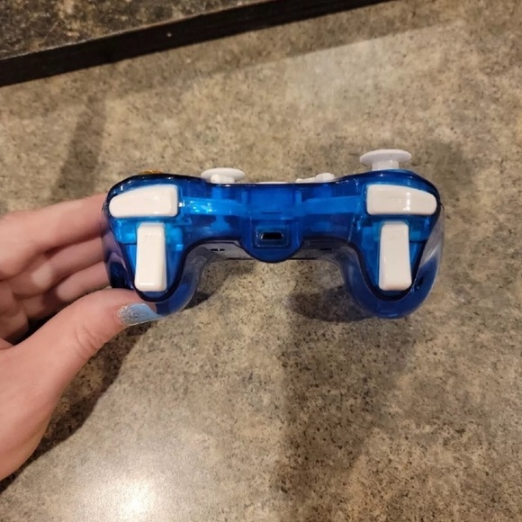 Rock Candy Controller Xbox360 Blue no cord UNTESTED T4 - Picture 2 of 4